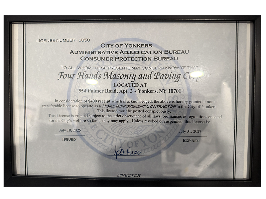 City of Yonkers Certification
