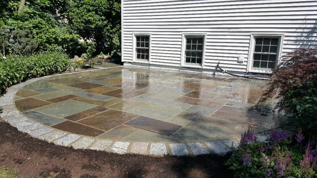 Stone patio 1