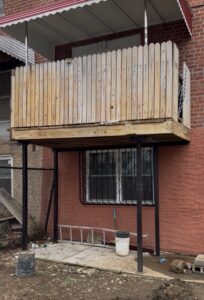 Bronx, NY Patio & TREX Balcony installation 1