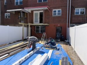 Bronx, NY Patio & TREX Balcony installation 2