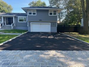 New Rochelle, NY Driveway Back Entrance Stairs Back Fence Installation 6