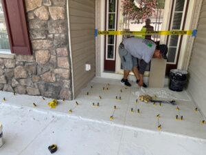indoor and outdoor ceramic tile installation 1
