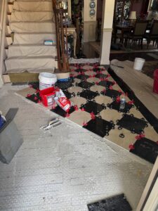 Main Entrance Ceramic floor with heating system 1